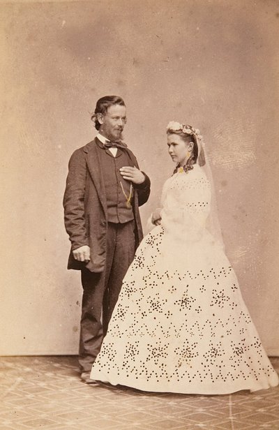 Retrato de Estudio de Novios de Pie de Townsend Duryea